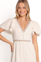 Minny Maxi Dress - Cream