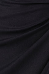 Misty Wrap Midi Dress - Navy