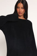Mitchell Knit Mini Dress - Black