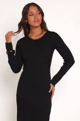 Monty Knit Dress - Black