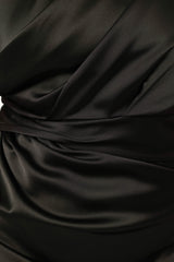Nadia One Shoulder Maxi Dress - Black