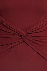 Nash Long Sleeve Dress - Deep Red