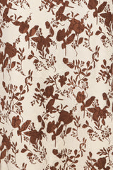 Noemi Maxi Dress - Brown Floral