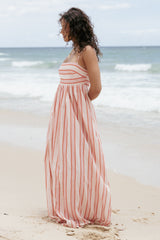 Odessa Maxi Dress - Pink Stripe