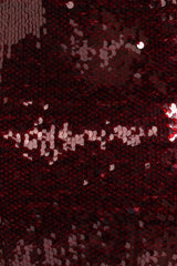 Orlena Sequin Midi Dress - Burgundy