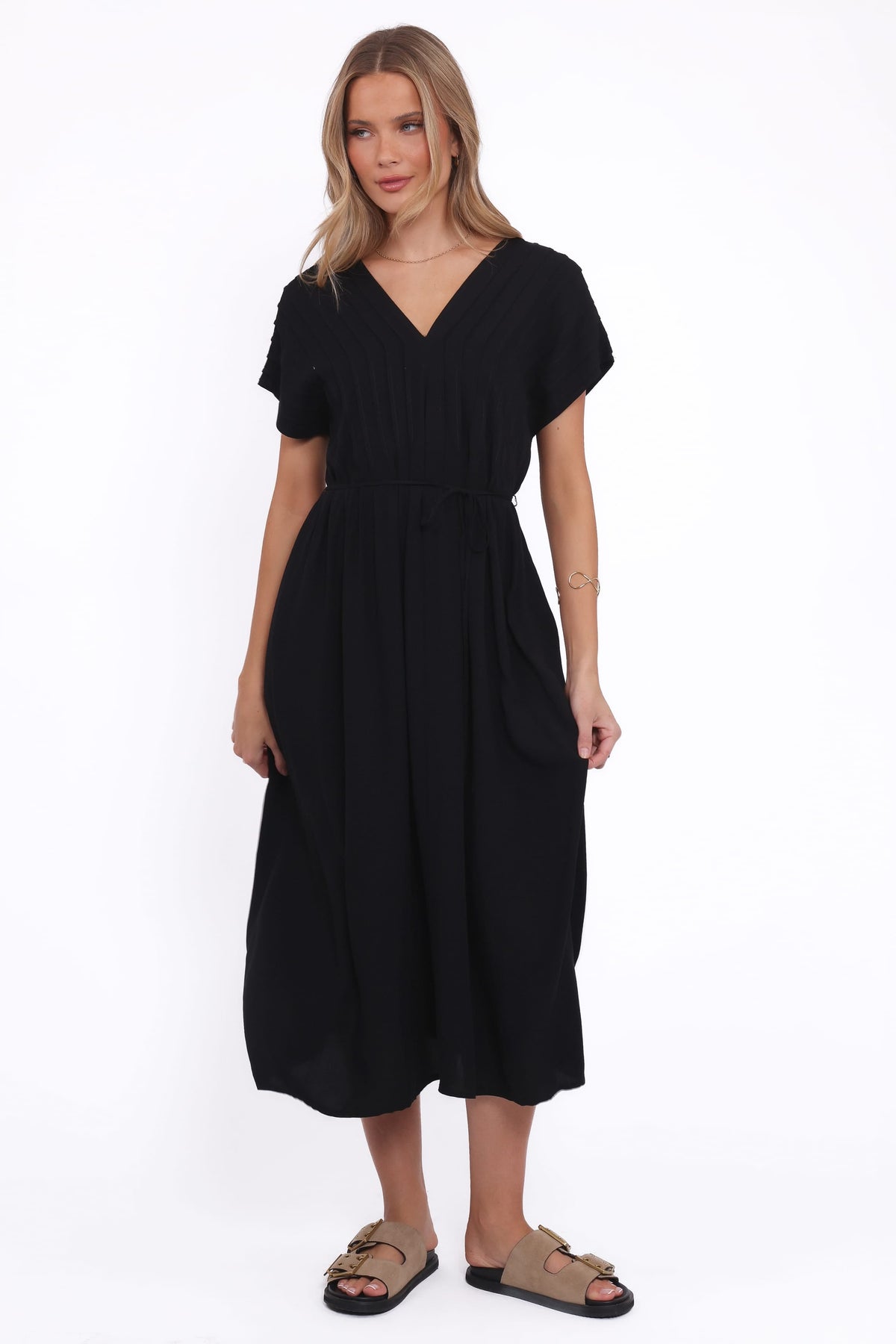 Orly Midi Dress - Black