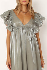 Oro Midi Dress - Olive
