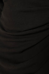 Paxton Long Sleeve Midi Dress - Black