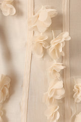 Posedly Midi Dress - Cream