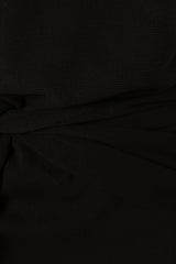 Prancer Off Shoulder Midi Dress - Black