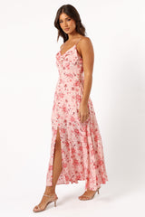 Rachel Midi Dress - Blushed Garden