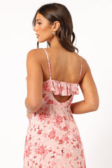 Rachel Midi Dress - Blushed Garden