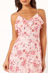 Rachel Midi Dress - Blushed Garden