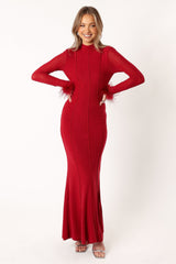 Ramoni Maxi Dress - Ruby