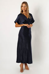 Ricki Maxi Dress - Midnight Indigo