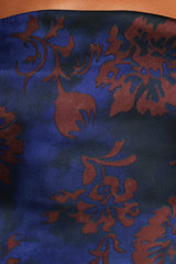 Rockwell Mini Dress - Blue/Brown Floral
