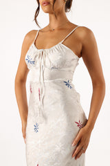 Rosa Midi Dress - White
