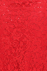 Ruben Lace Maxi Dress - Red