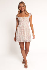 Sabella Mini Dress - Blush Azalea