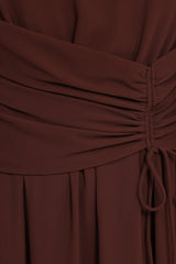 Samara Maxi Dress - Brown