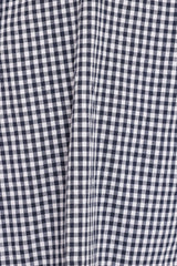 Samson Mini Dress - Navy Gingham