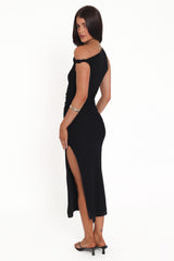 Sandria Off Shoulder Maxi Dress - Black