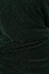 Santiago Off Shoulder Midi Dress - Emerald
