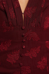Sarey Maxi Dress - Burgundy