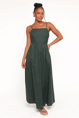 Savannah Maxi Dress - Forest Green