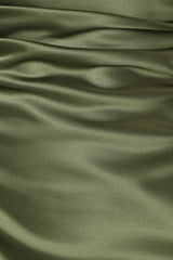 Selma Off Shoulder Maxi Dress - Olive