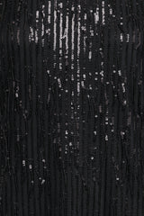 Serena Sequin Mini Dress - Black