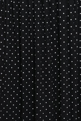 Shirley Maxi Dress - Black Polka Dot