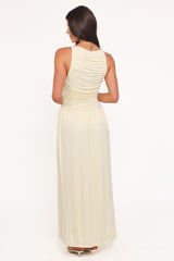 Shirley Maxi Dress - Butter Yellow