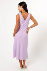 Shyla Midi Dress - Lilac