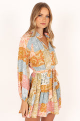 Silante Long Sleeve Mini Dress - Maxine