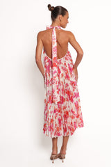 Sirmione Maxi Dress - Pink Floral