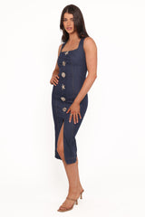 Slater Midi Dress - Denim