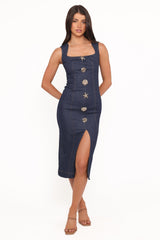 Slater Midi Dress - Denim