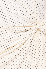 Sonia Mini Dress - White Polka Dot