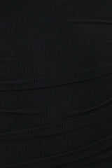 Spencer Off Shoulder Midi Dress - Black