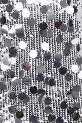 Stella Sequin Mini Dress - Silver