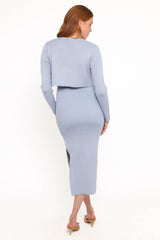 Tagum Midi Dress - Blue