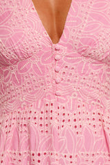 Tani Midi Dress - Pink