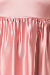 Teagan Bow Back Midi Dress - Soft Pink