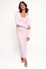 Teodora Midi Dress - Pink