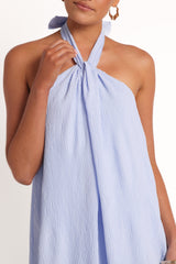 Theophania Maxi Dress - Pale Blue