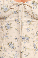 Tiarna Maxi Dress - Blue Floral