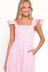 Tiarne Midi Dress - Pink