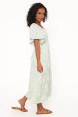 Tierney Midi Dress - Sage Green