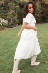 Tierney Midi Dress - White